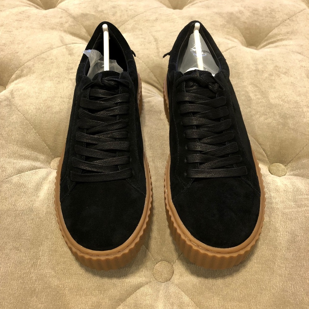 J/SLIDES BLACK SUEDE PLATFORM CREEPER - NEW w/ BOX - Picture 3 of 4